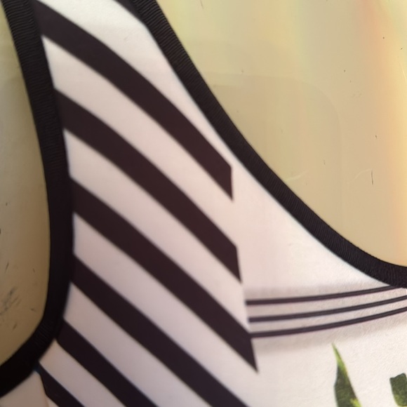 Clover Canyon printed fit and flare scuba knee dress S - Picture 14 of 14